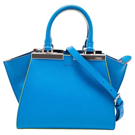 fendi medium 3jours leather tote|Fendi Blue Leather Medium 3jours Tote .